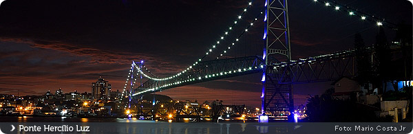 Home: Ponte Hercilio Luz Noite